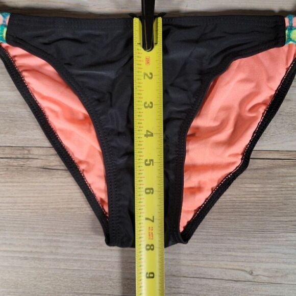 Xhilaration Fluorescent Cheeky Bikini Bottom Sz M - Picture 3 of 9